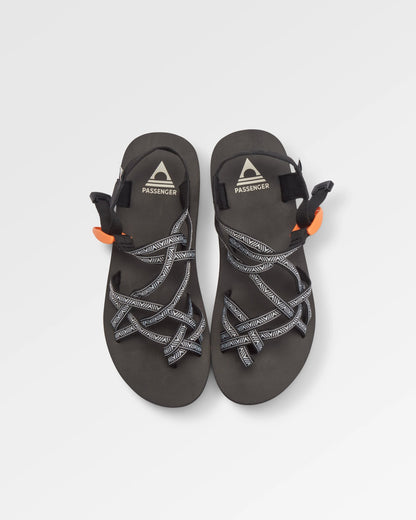 Atlas Sandal - Trail Monochrome - Flatlay