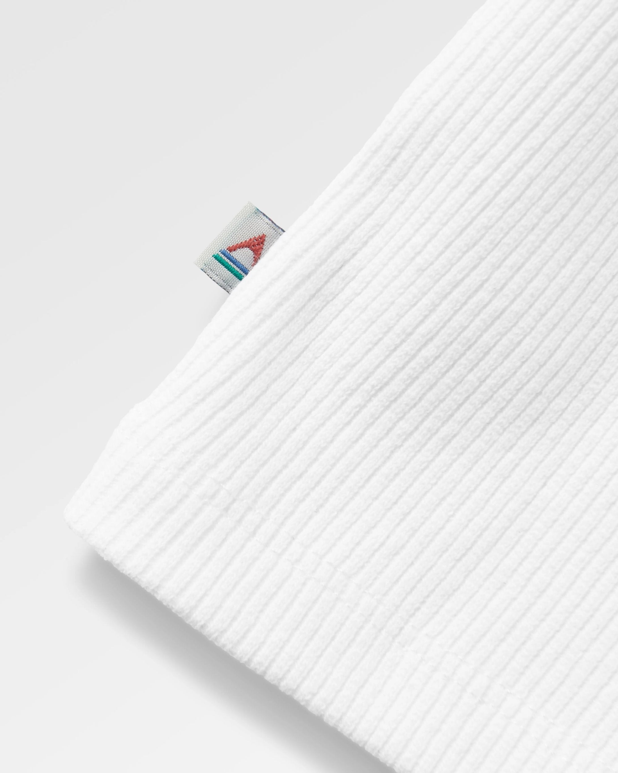 Atmos Ribbed Tank Vest - White - Flatlay