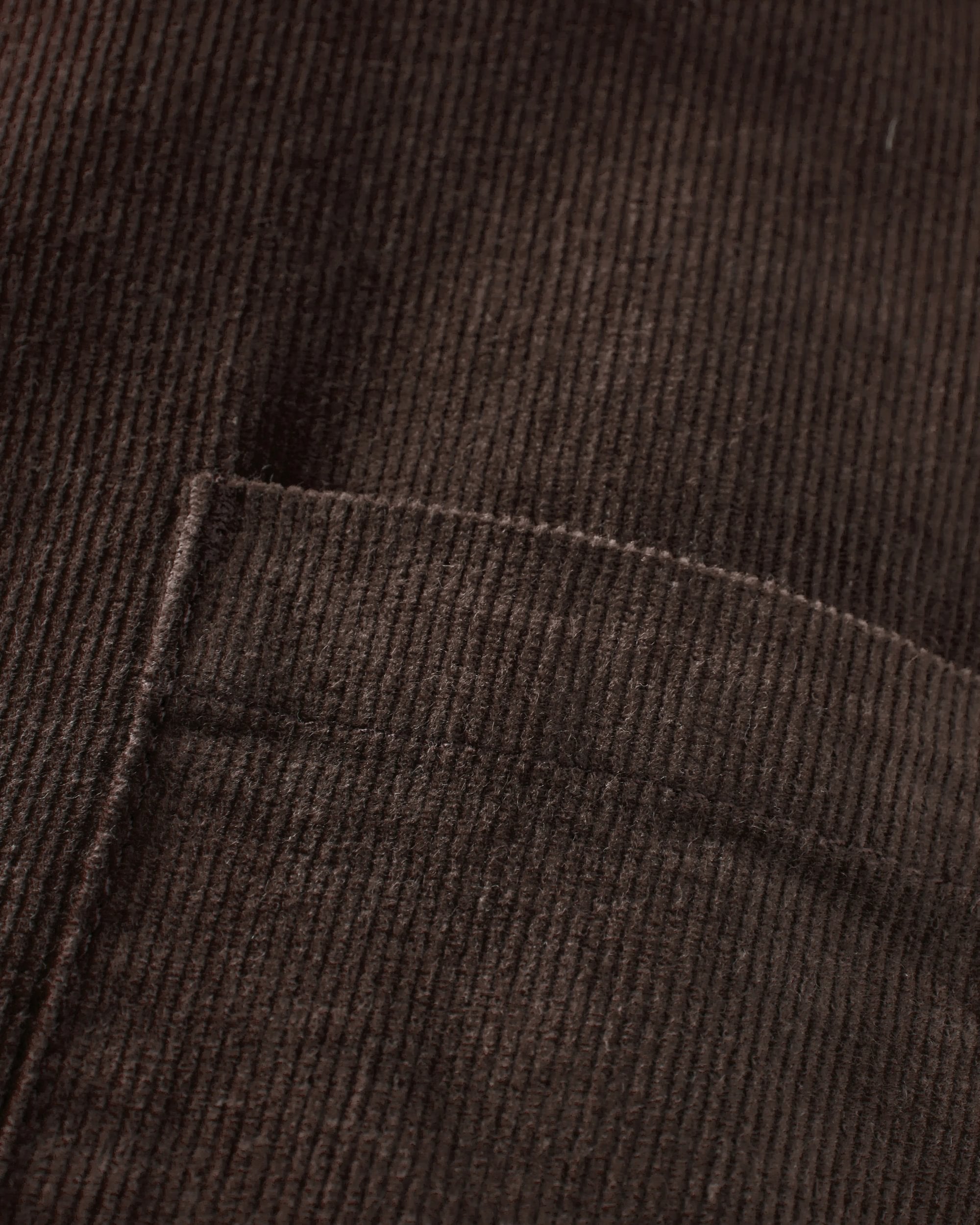 Someday Organic Cotton Corduroy Trouser - Coffee - Flatlay