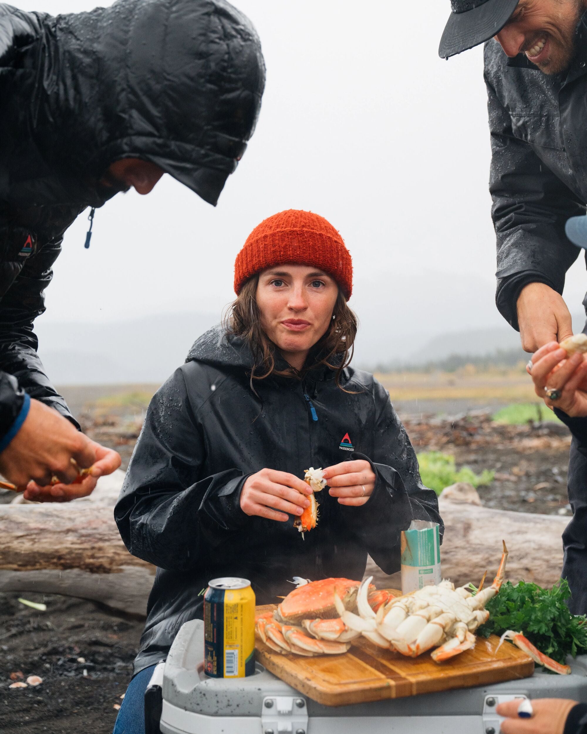 Five Element Recycled Waterproof Jacket - Black - Lifestyle