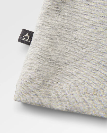 Slower Rhythms Women's Cotton T-Shirt - Grey Marl - Flatlay