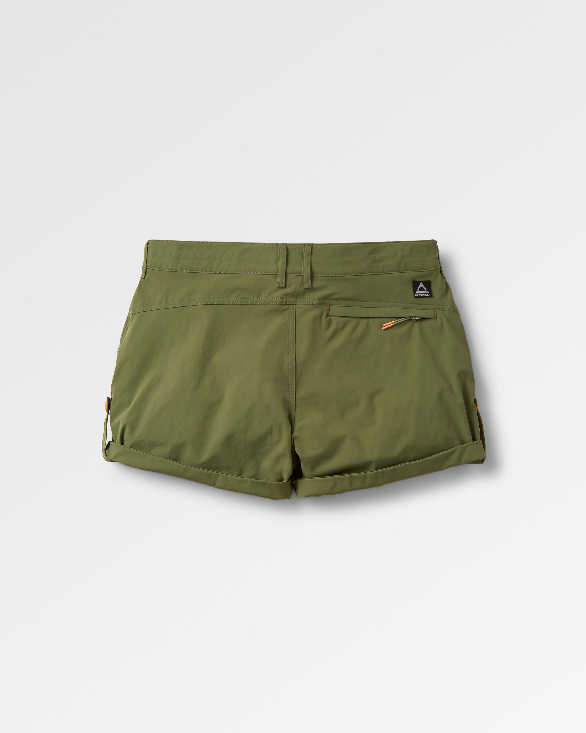 365 Trail Roll Up Short - Khaki - Flatlay