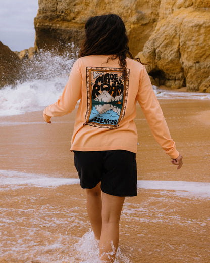Reflect LS T-Shirt - Orange Peach - Lifestyle