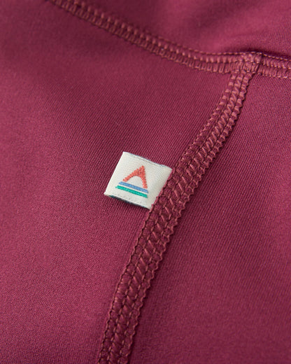 Mantra Recycled Active Legging - Fig - Flatlay