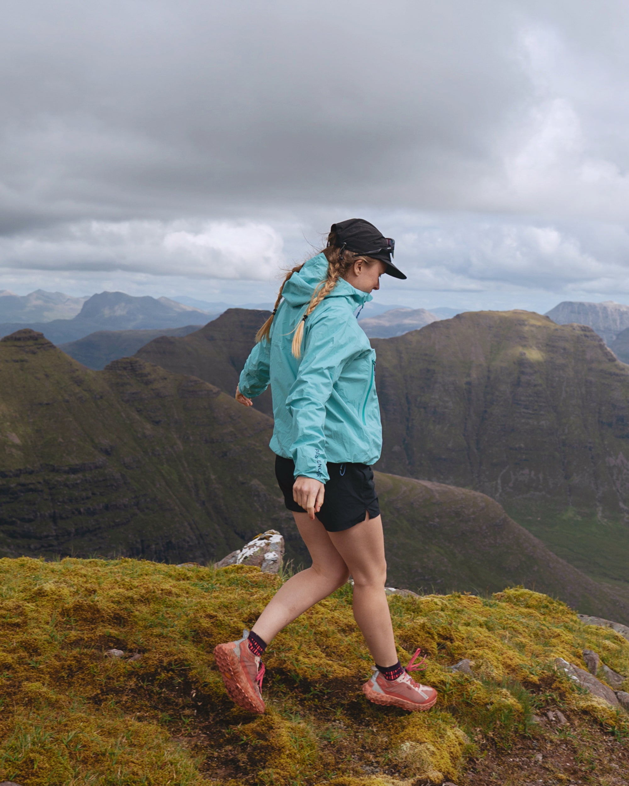 Trailscape Light Women's Recycled Waterproof Jacket - Aqua - Lifestyle