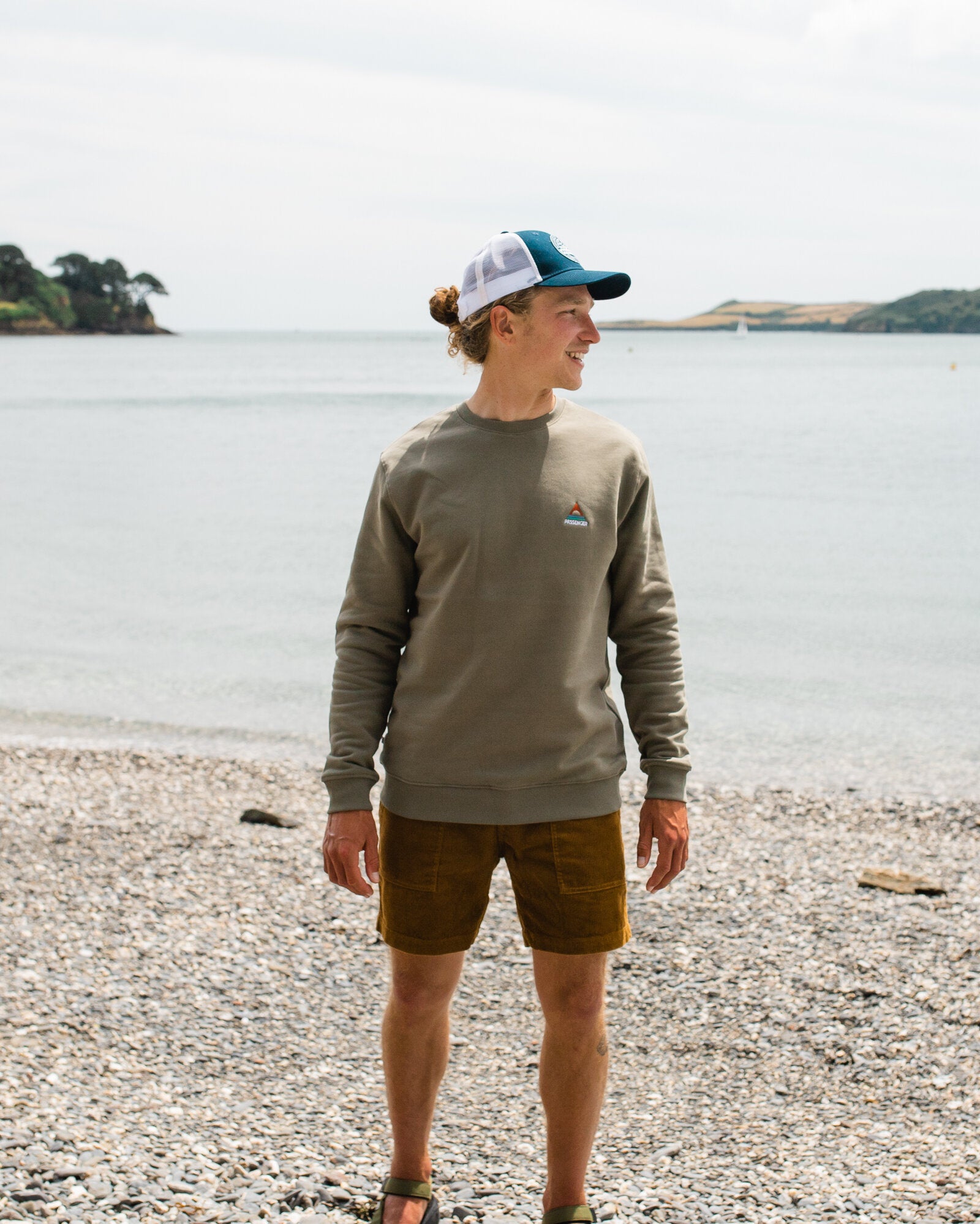 Vita Organic Cotton Sweatshirt - Dusty Olive - Lifestyle