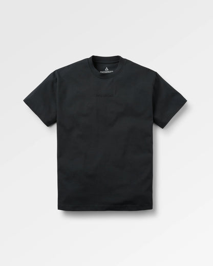 Vita Wordmark Relaxed Fit T-Shirt - Black - Flatlay