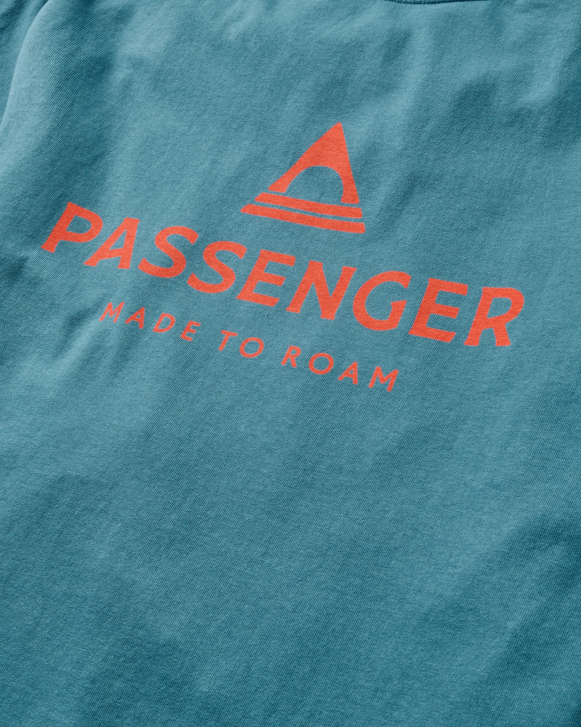 Passenger T-Shirt - Blue Steel - Flatlay