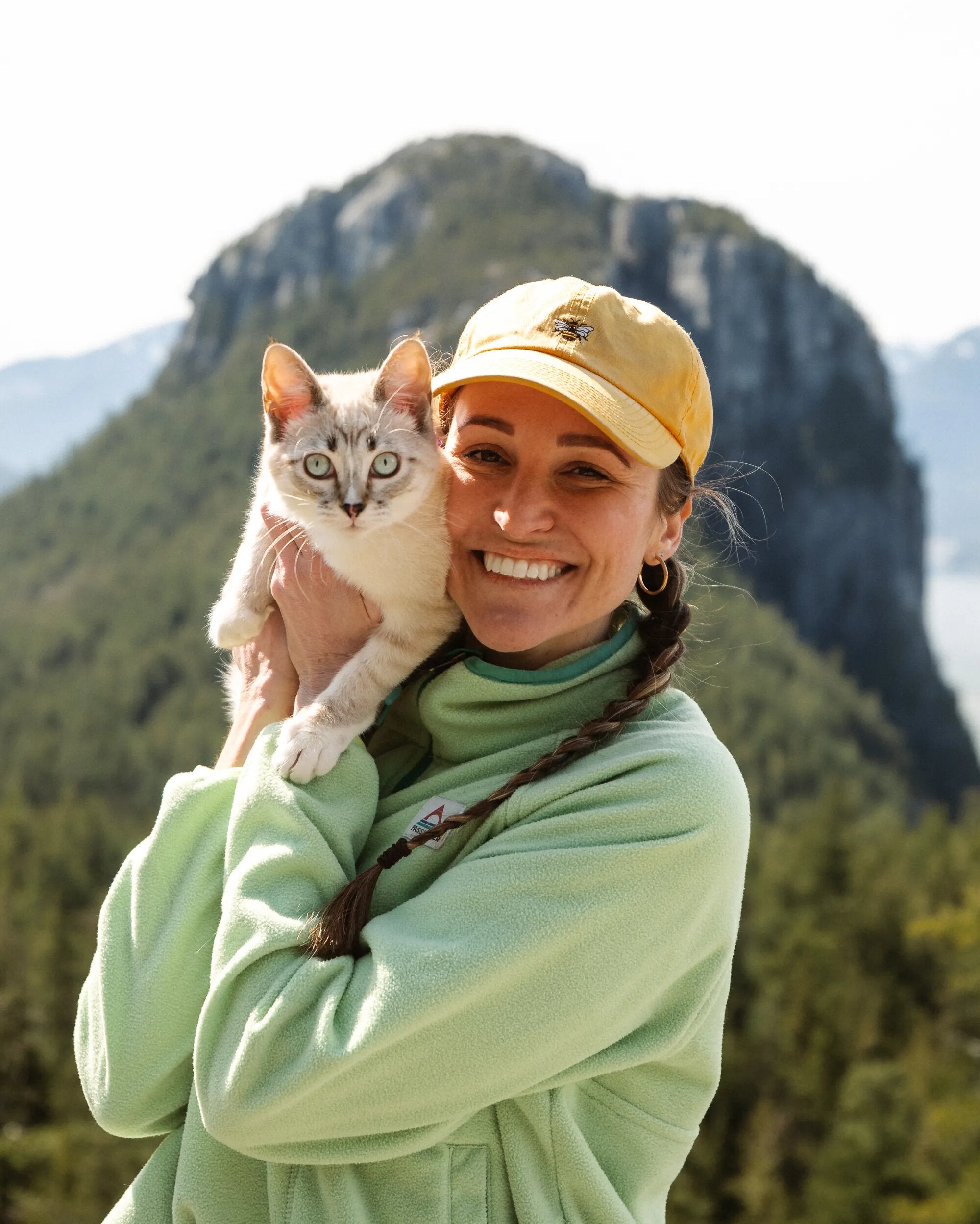 Sorrel Recycled Polar Fleece - Green Fig - Lifestyle