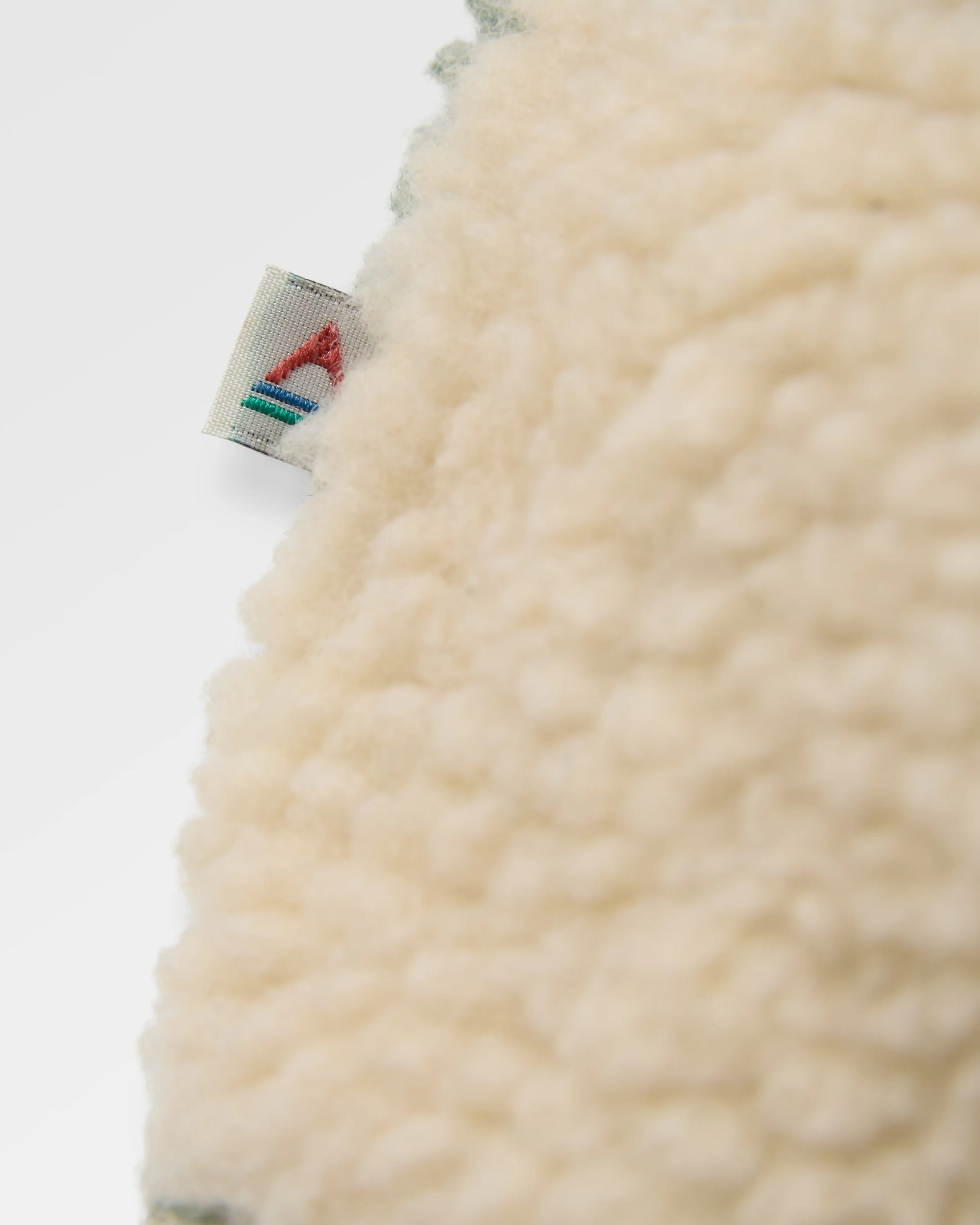 Offroad Recycled Sherpa 1/2 Zip Fleece - Dark Forest Check - Flatlay