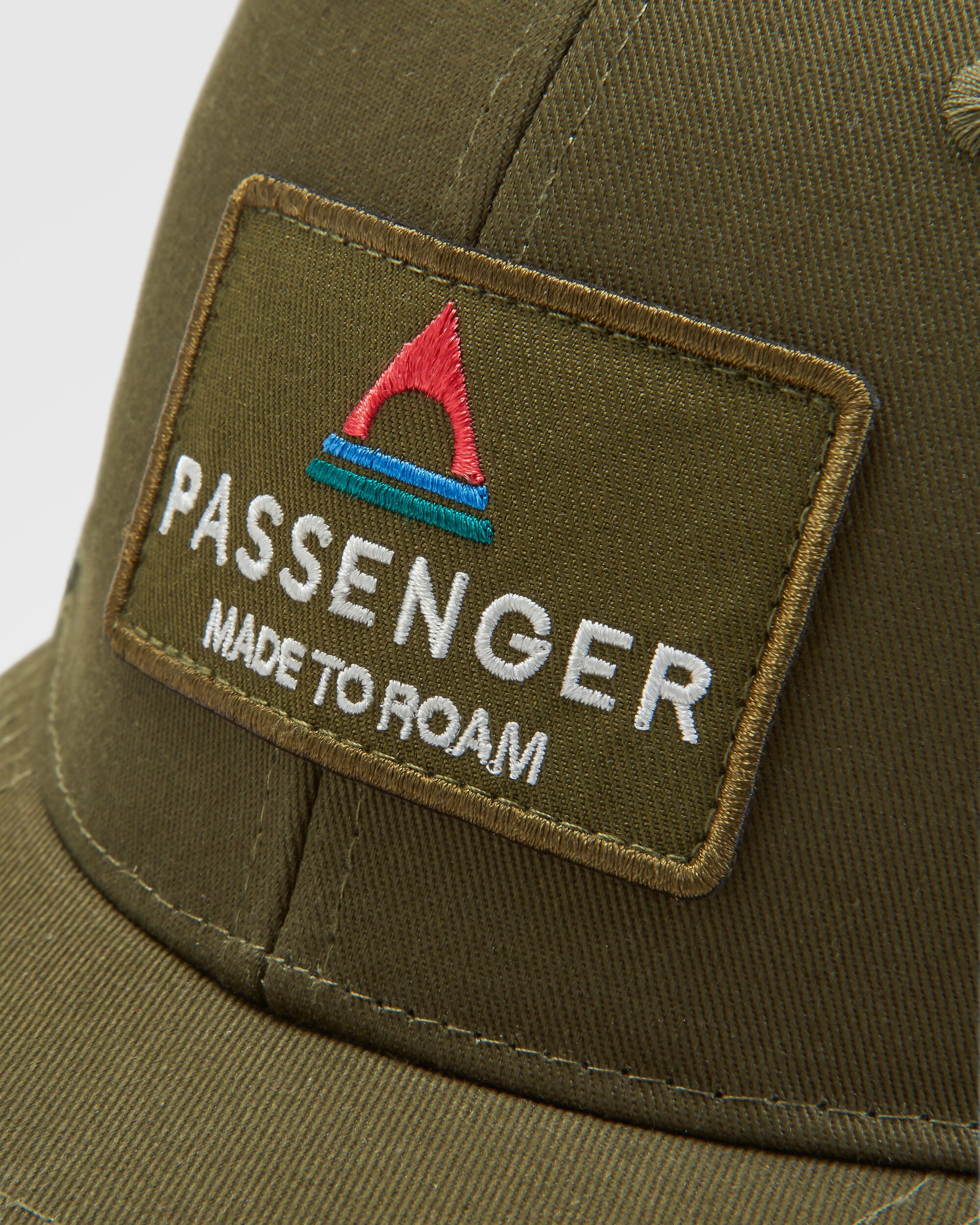 Core Organic Cotton Trucker Cap - Khaki - Flatlay