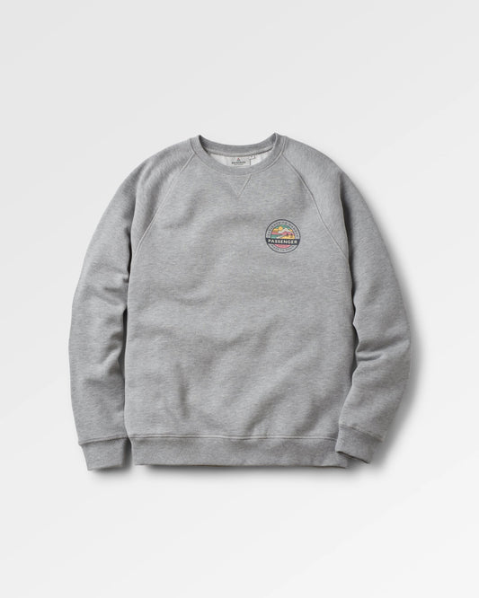 Odyssey Organic Cotton Sweatshirt - Mid Grey Marl
