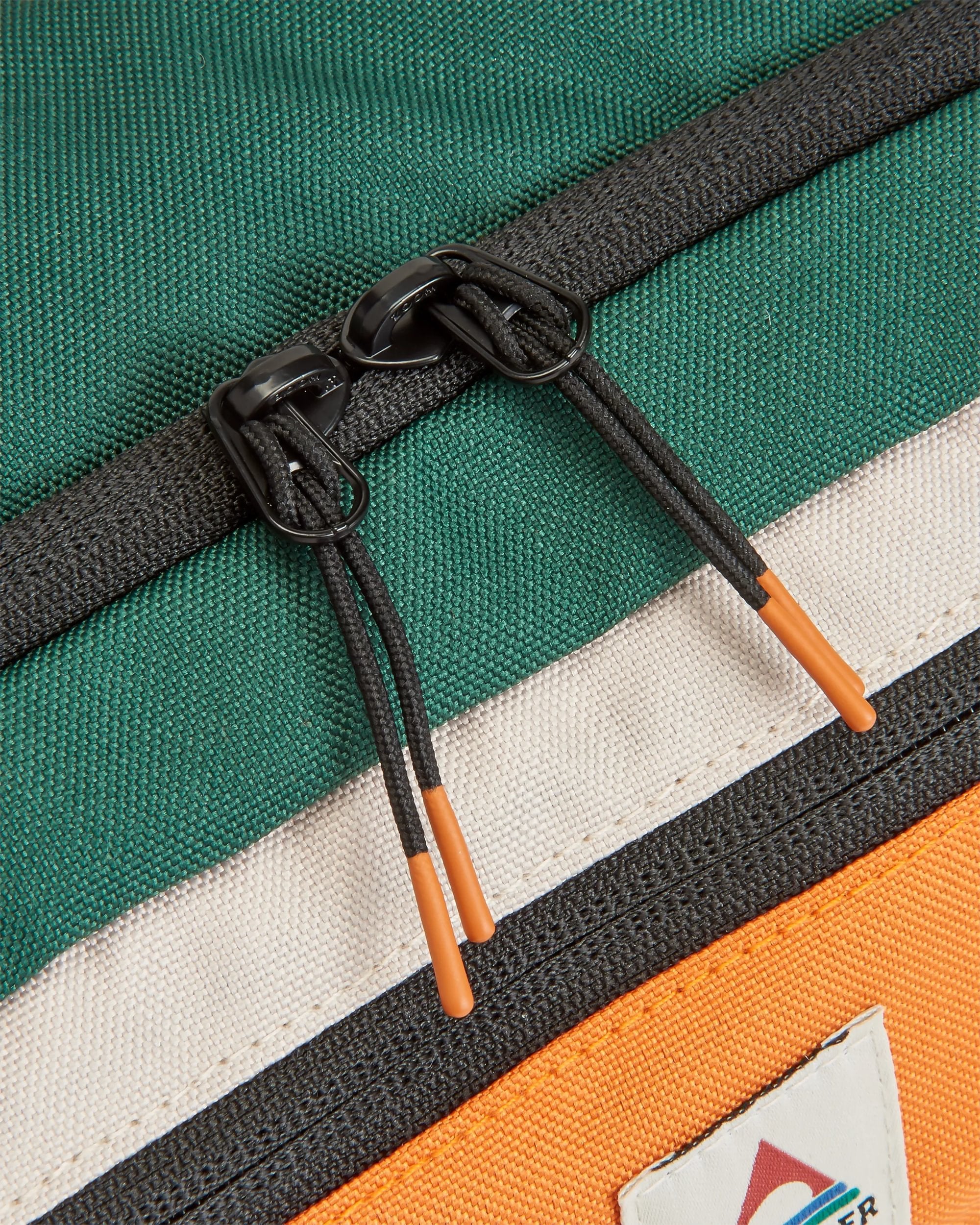 Boondocker Recycled Hip Pack - Rain Forest Orange Multi - Flatlay