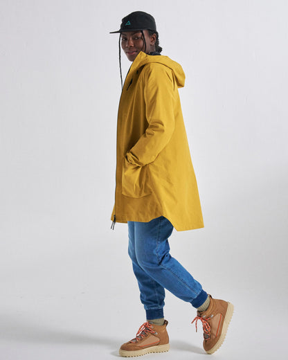 Serein Waterproof Jacket - Heritage Yellow - Studio Model