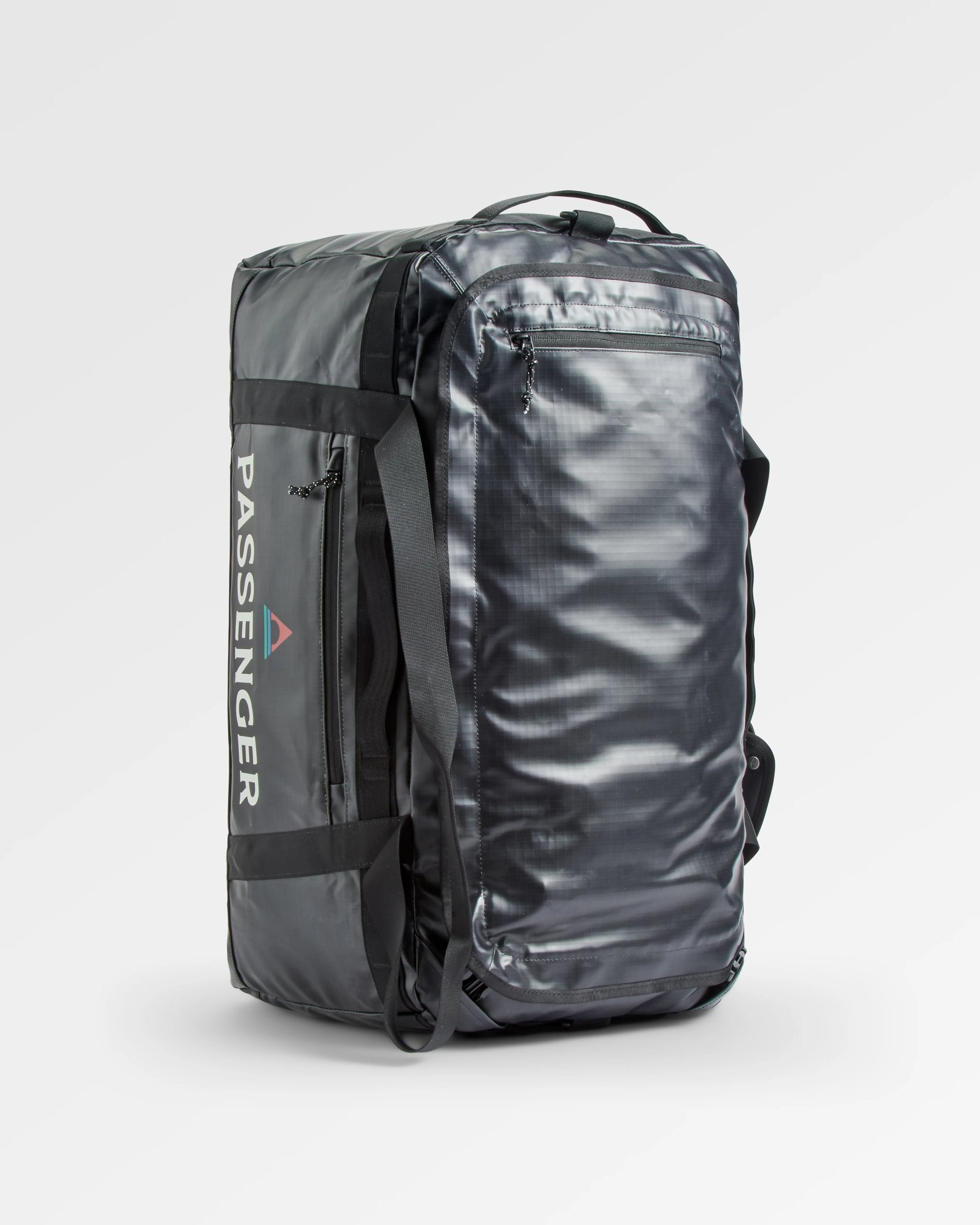 Roamer Recycled 80L Duffel Bag - Phantom Black - Flatlay