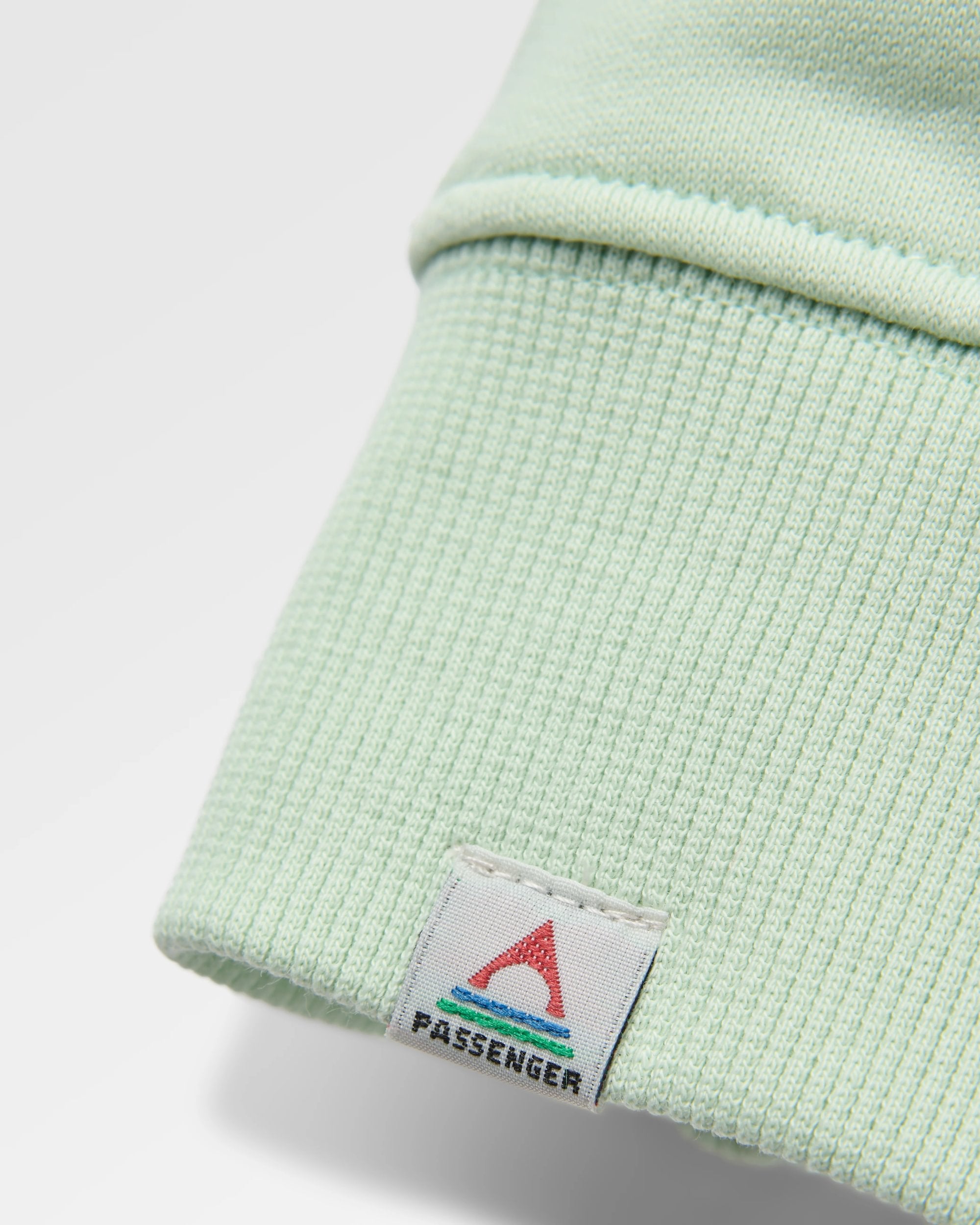 Snapshot Organic Cotton Relaxed Fit Sweatshirt - Spearmint - Flatlay