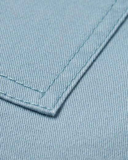 Carriso Organic Cotton Short - Faded Denim - Flatlay