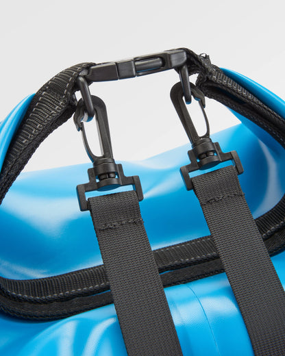 Tide 30L Recycled Dry Bag - Bluejay - Flatlay