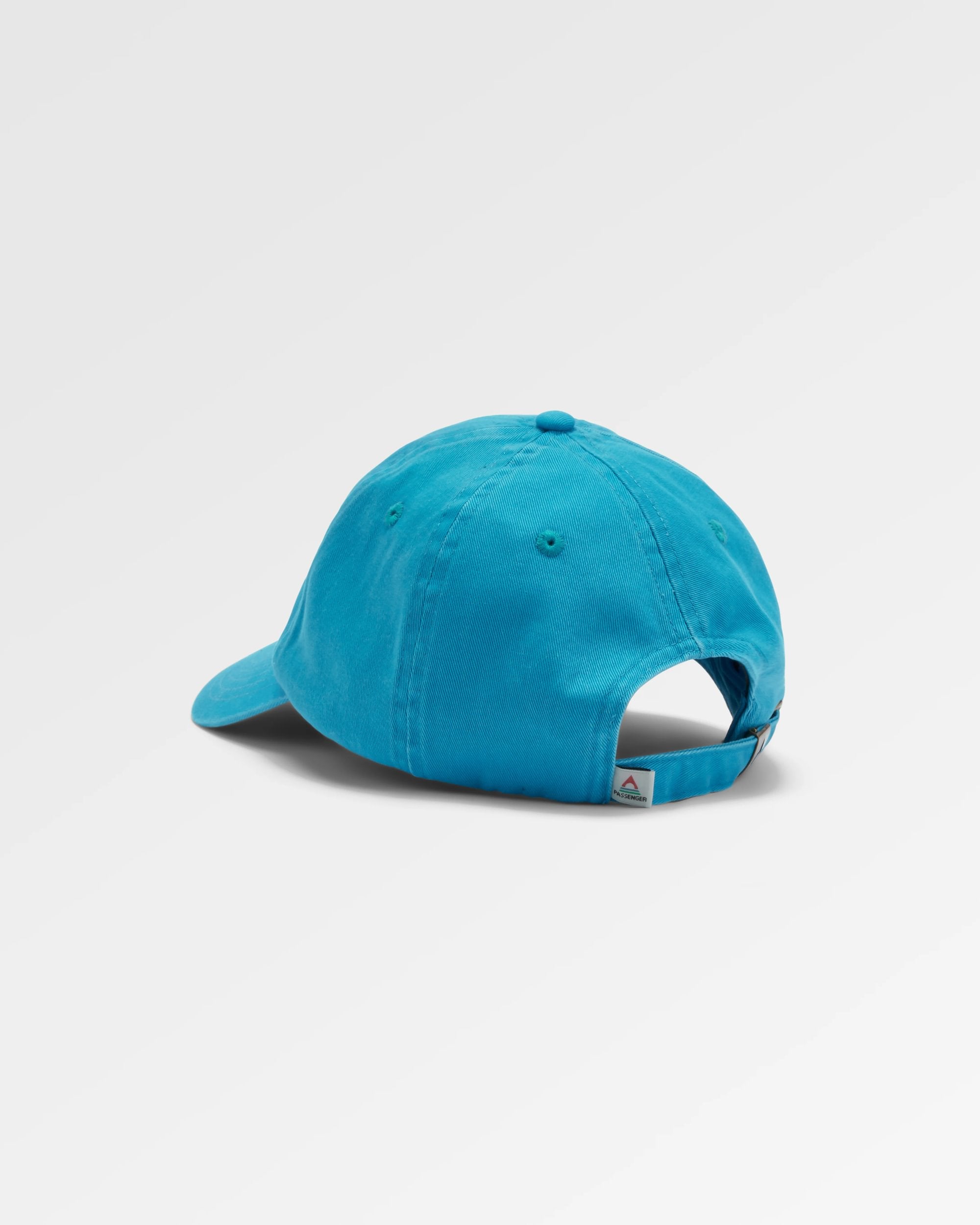 Classic Recycled Cotton 6 Panel Cap - Bluejay - Flatlay