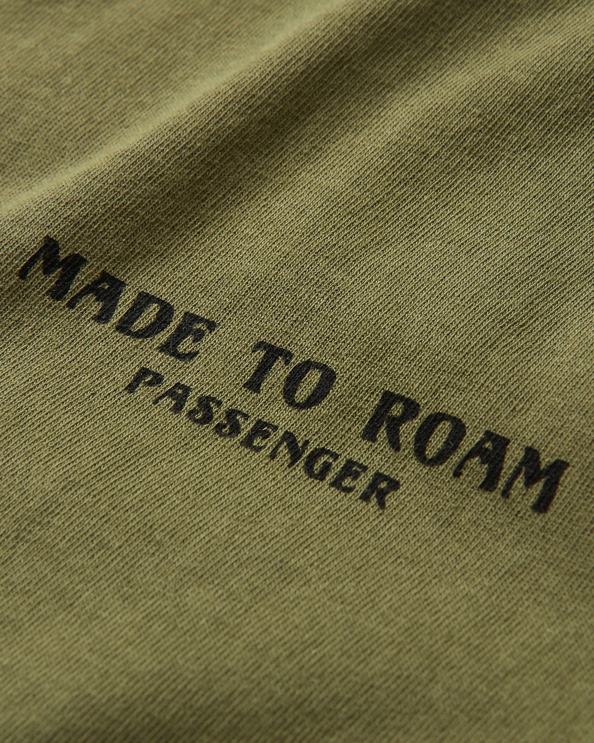 Sundown Recycled Cotton T-Shirt - Khaki - Flatlay