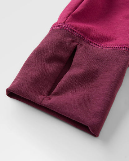 Chase The Light Active LS T-Shirt - Wild Berry  - Flatlay