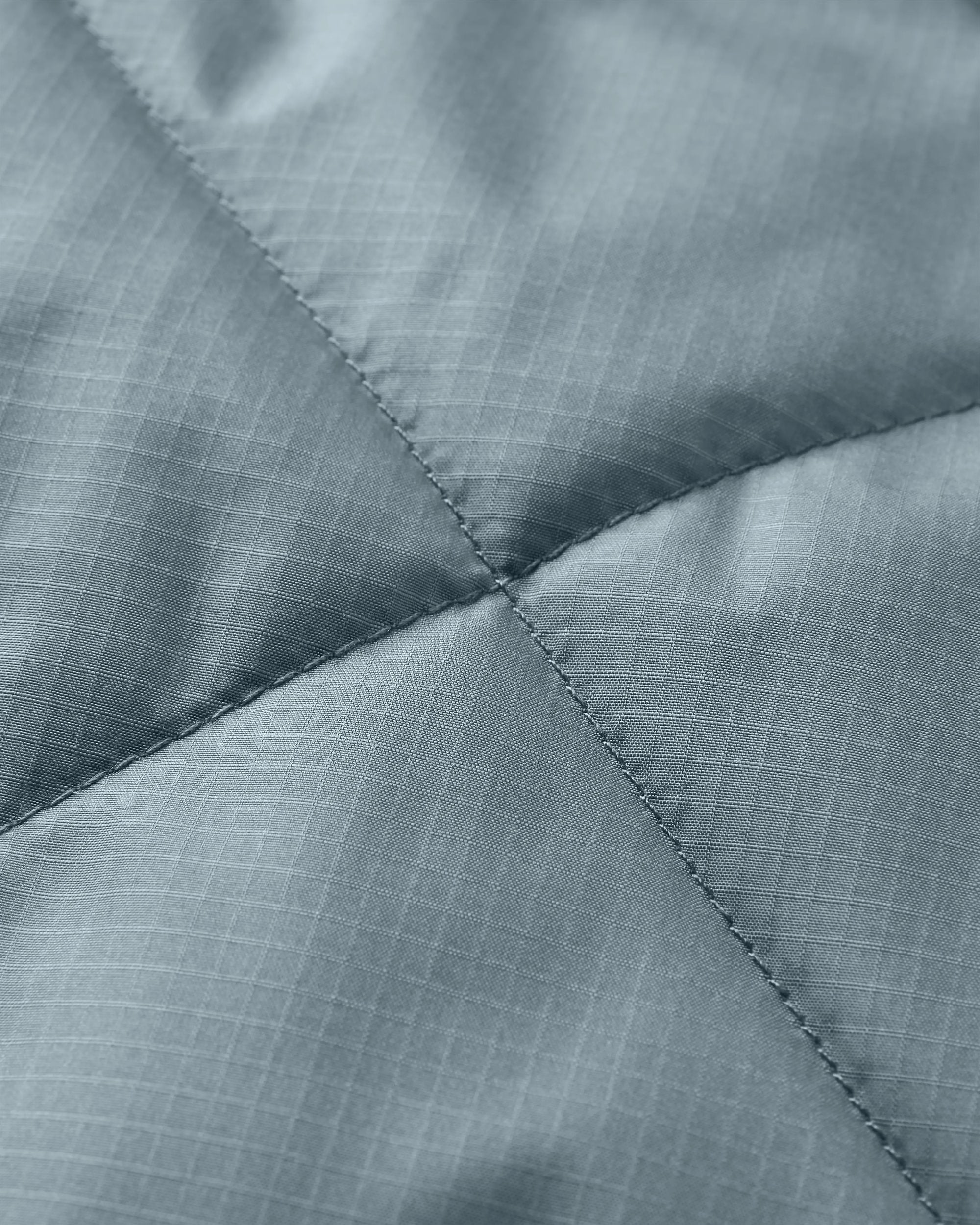 Oceanic Recycled Insulated Anorak - Storm Grey/Deep Plum - Flatlay