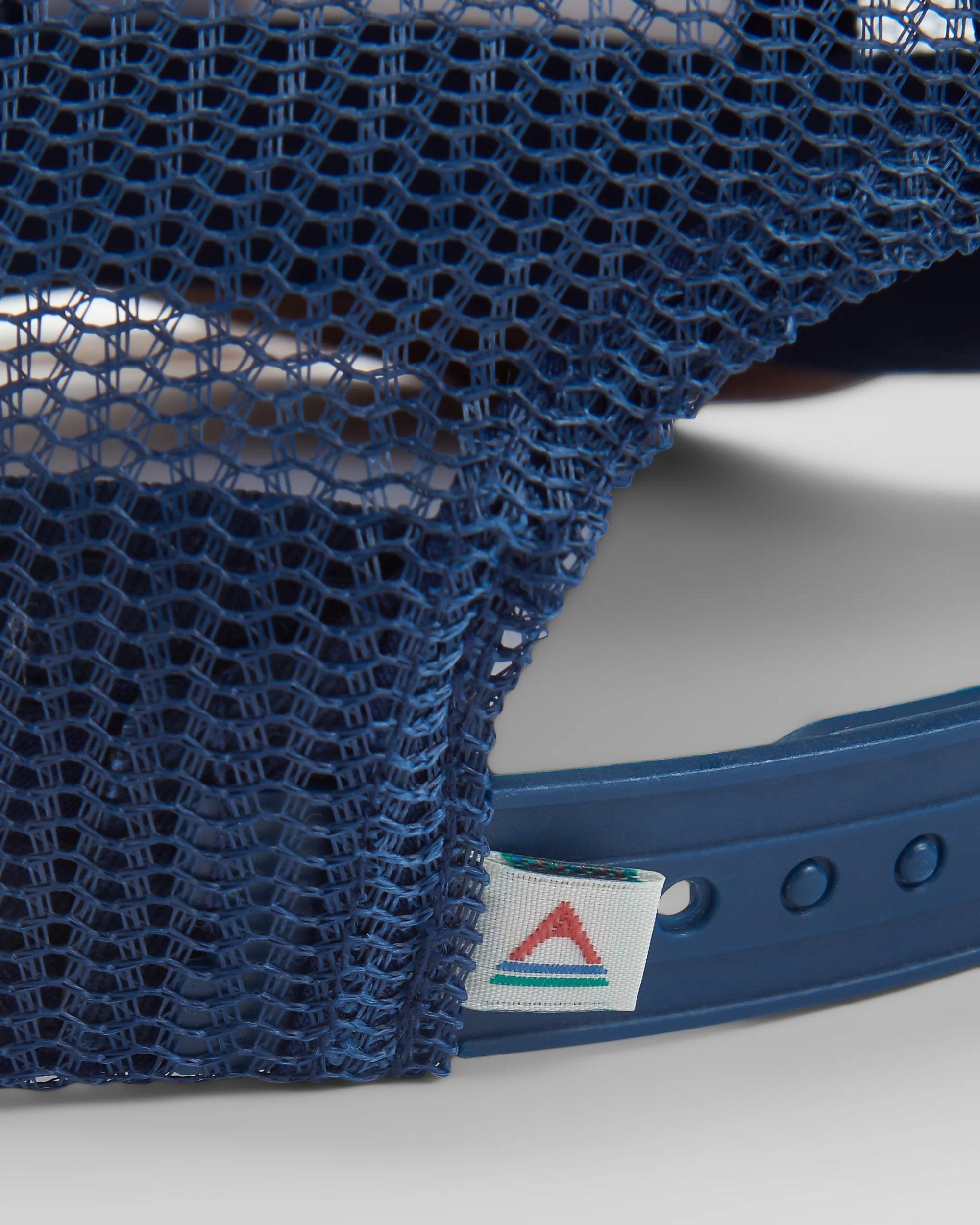 Made To Roam Mesh Snapback Cap - Rich Navy/Rubber - Flatlay