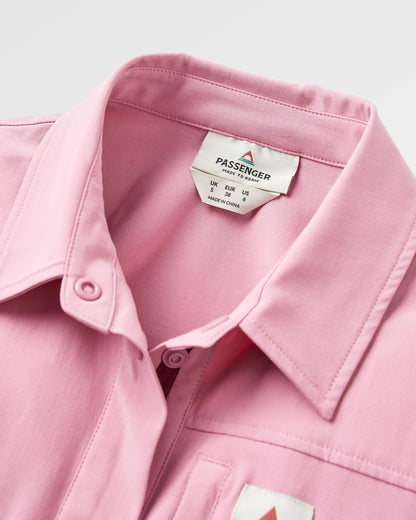 Navigate Stretch Shirt - Pink Haze - Flatlay