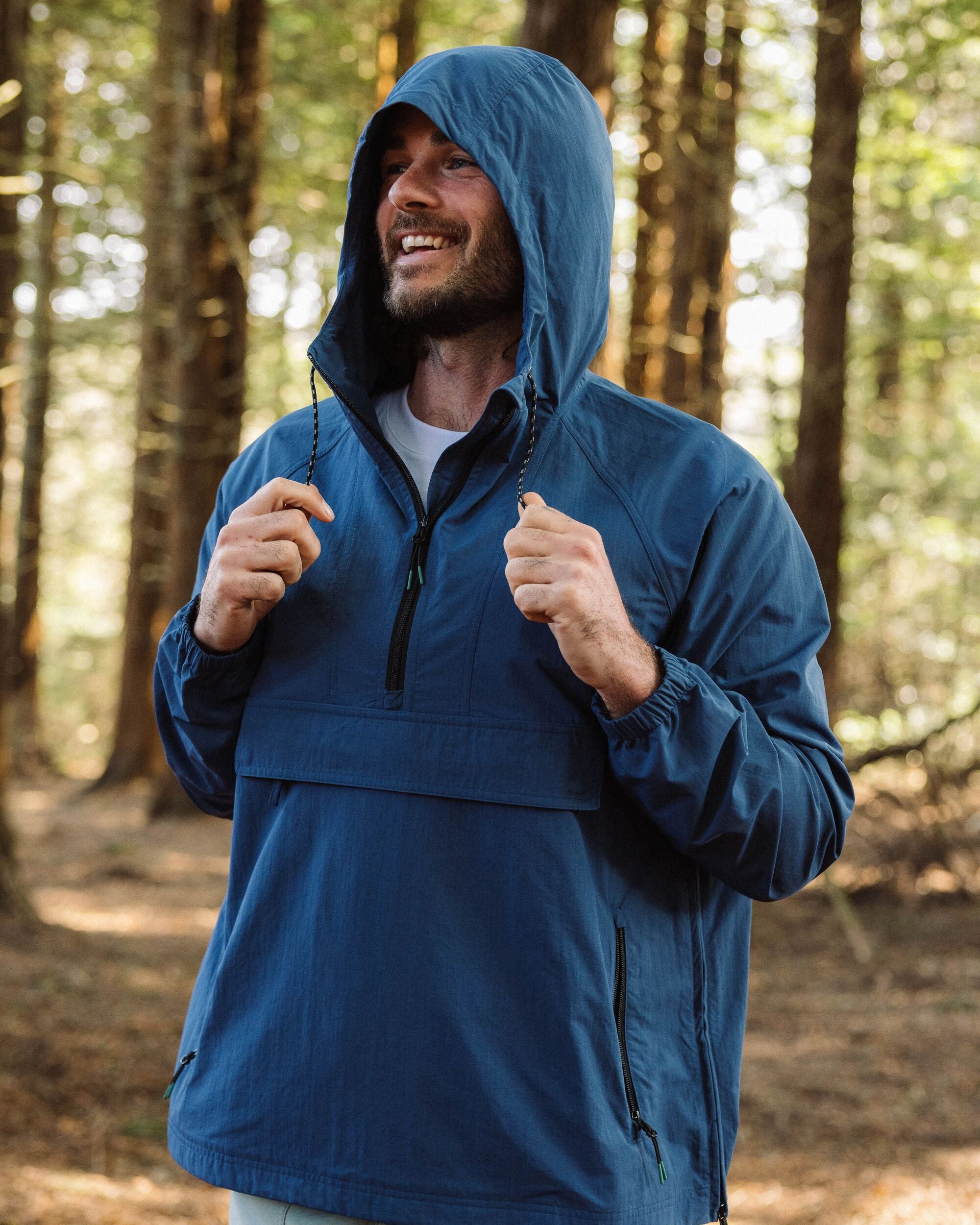 Seek Out Wind Resistant Anorak Dark Denim – Passenger