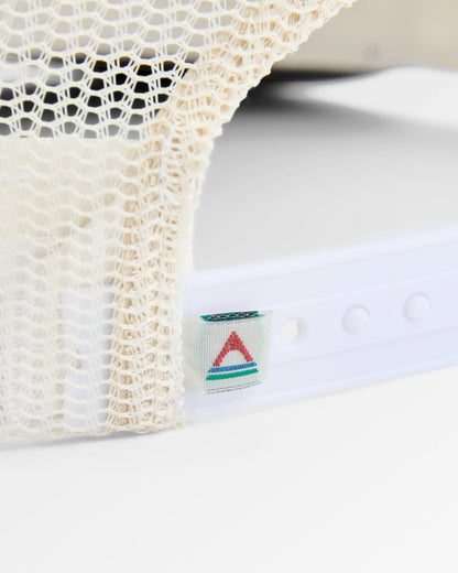 Dawning Organic Cotton Trucker Cap - Charcoal - Flatlay