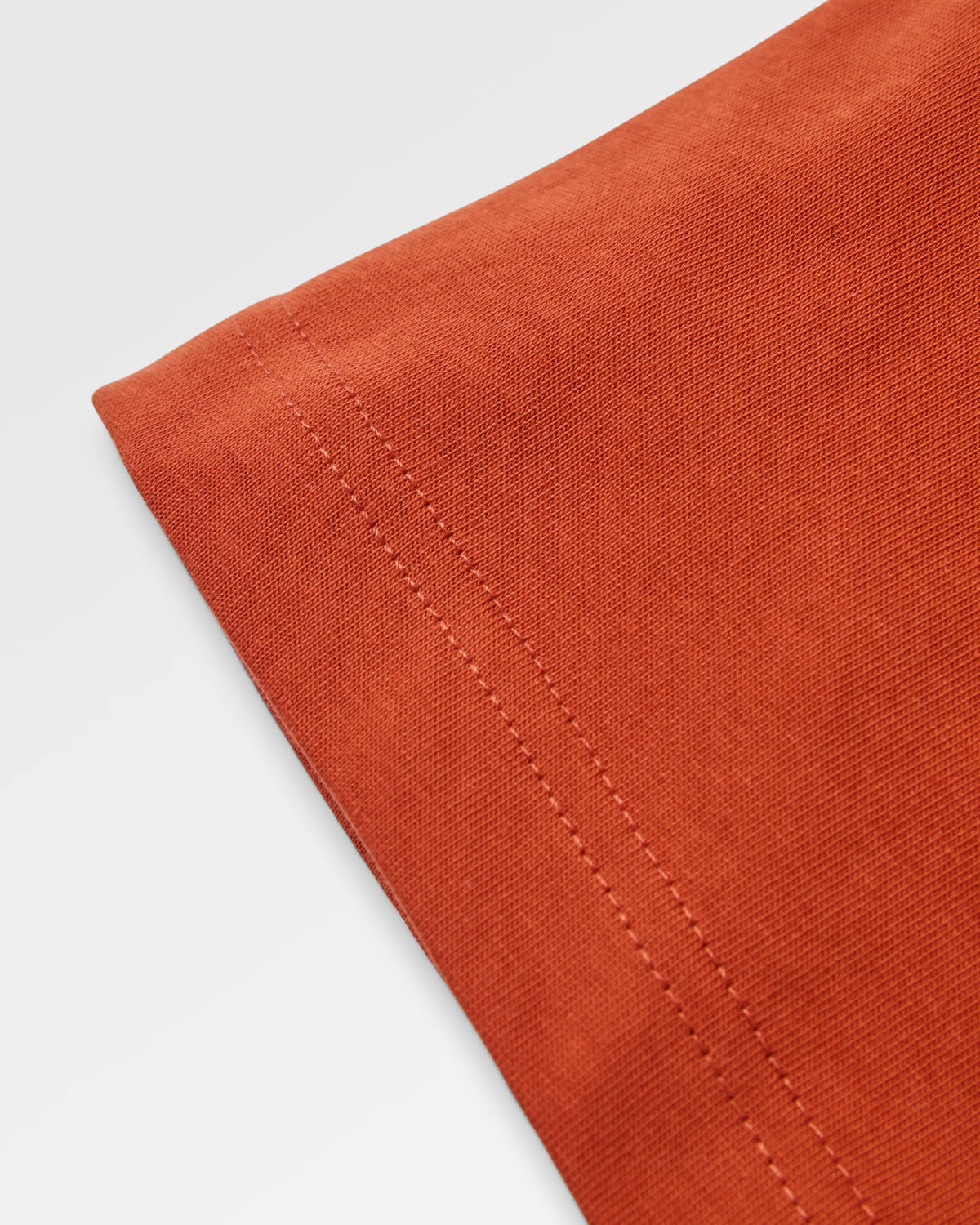 Heritage Relaxed Fit T-Shirt - Dark Rust - Flatlay