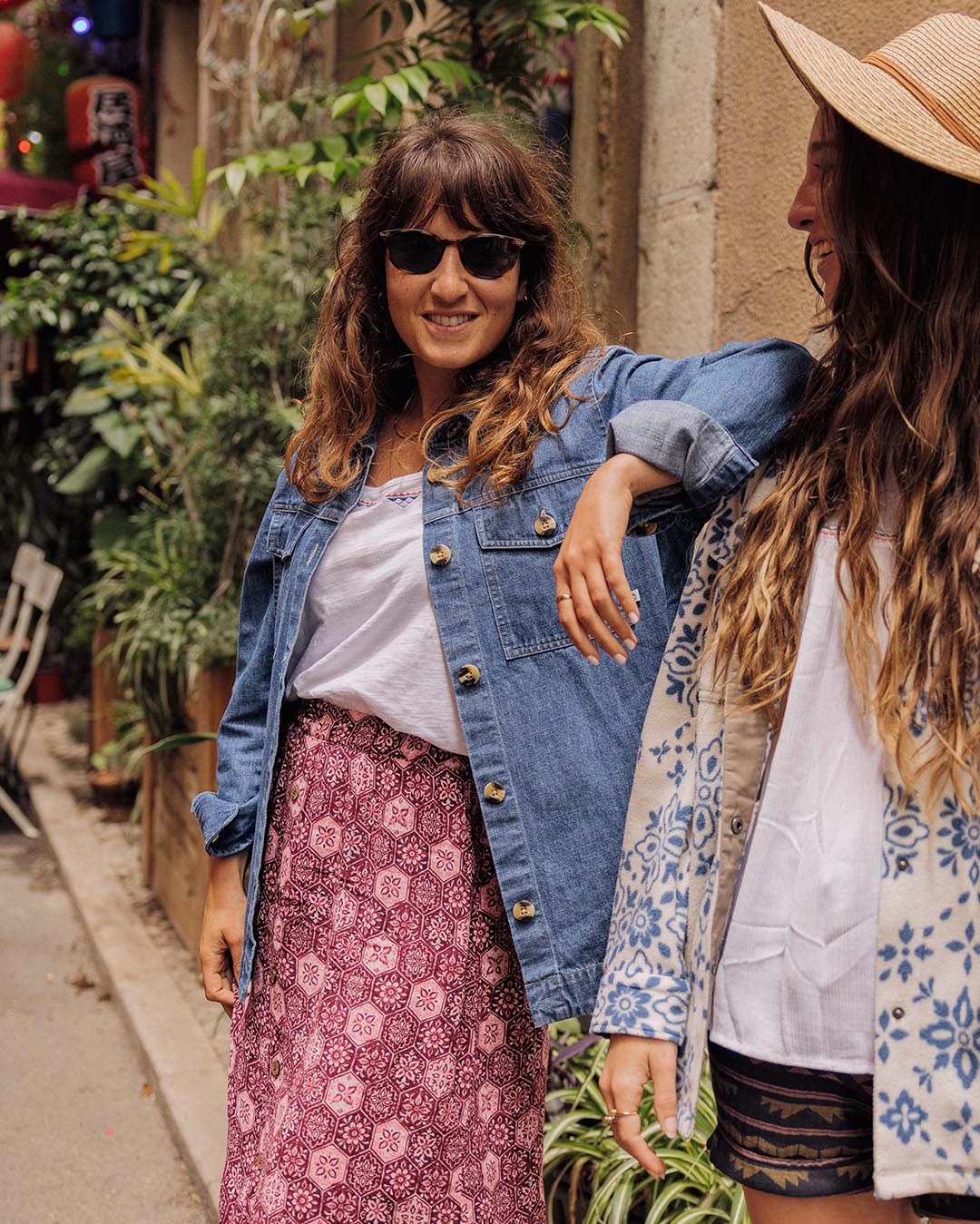 Coral Denim Cotton Ls Shirt - Washed Denim