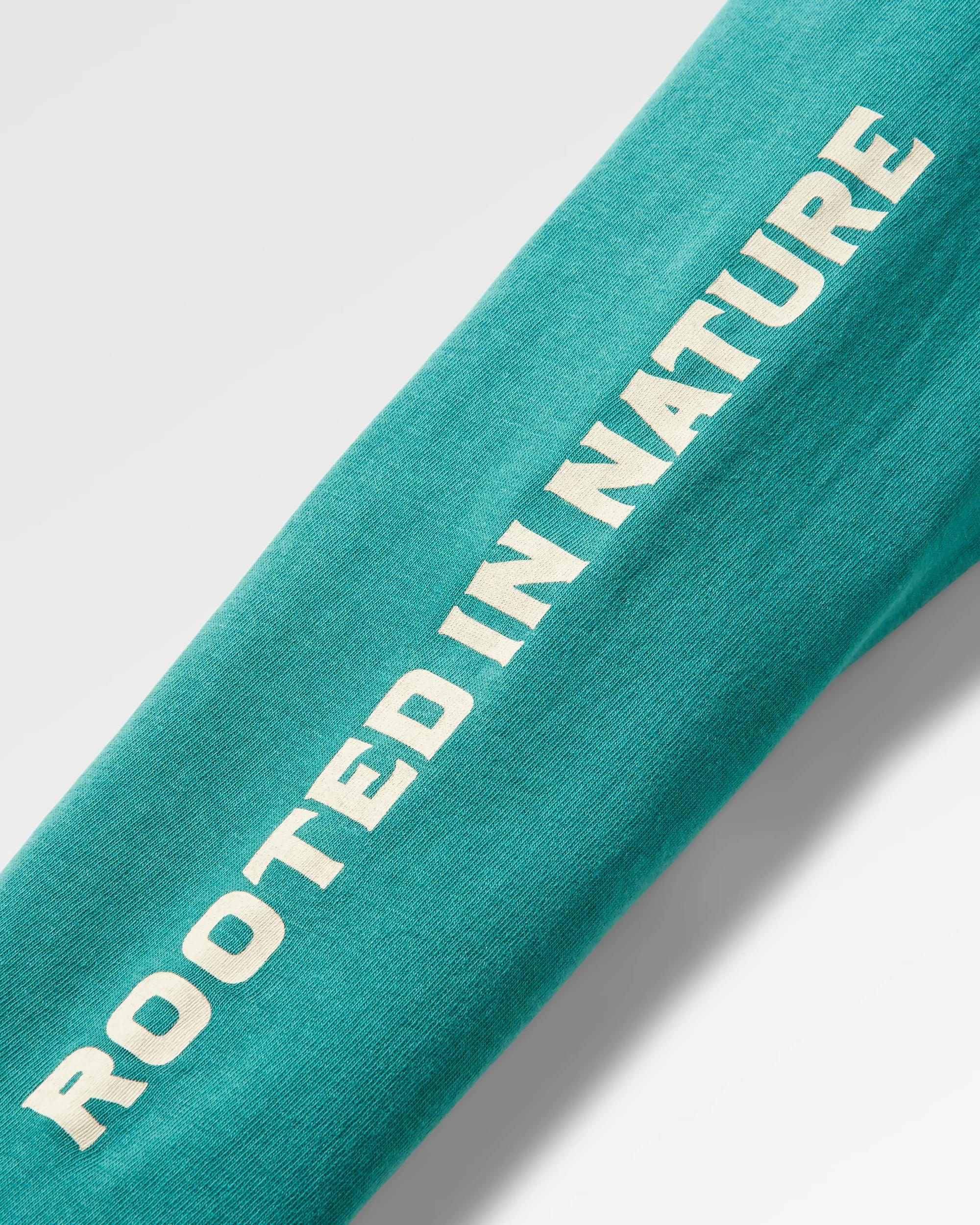 Rooted In Nature LS T-Shirt - Blue Sea - Flatlay