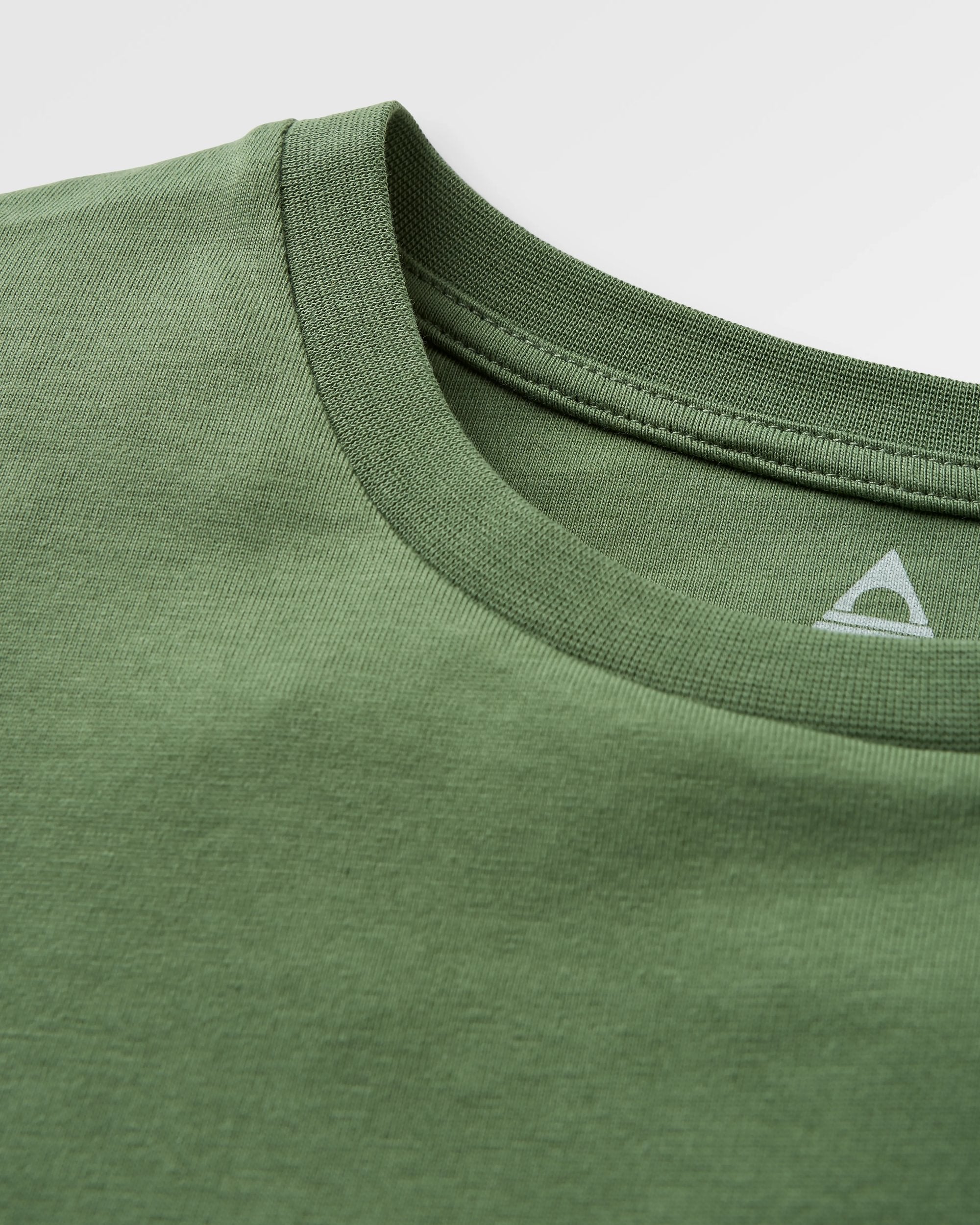 Trees Organic Cotton T-Shirt - Wild Green - Flatlay