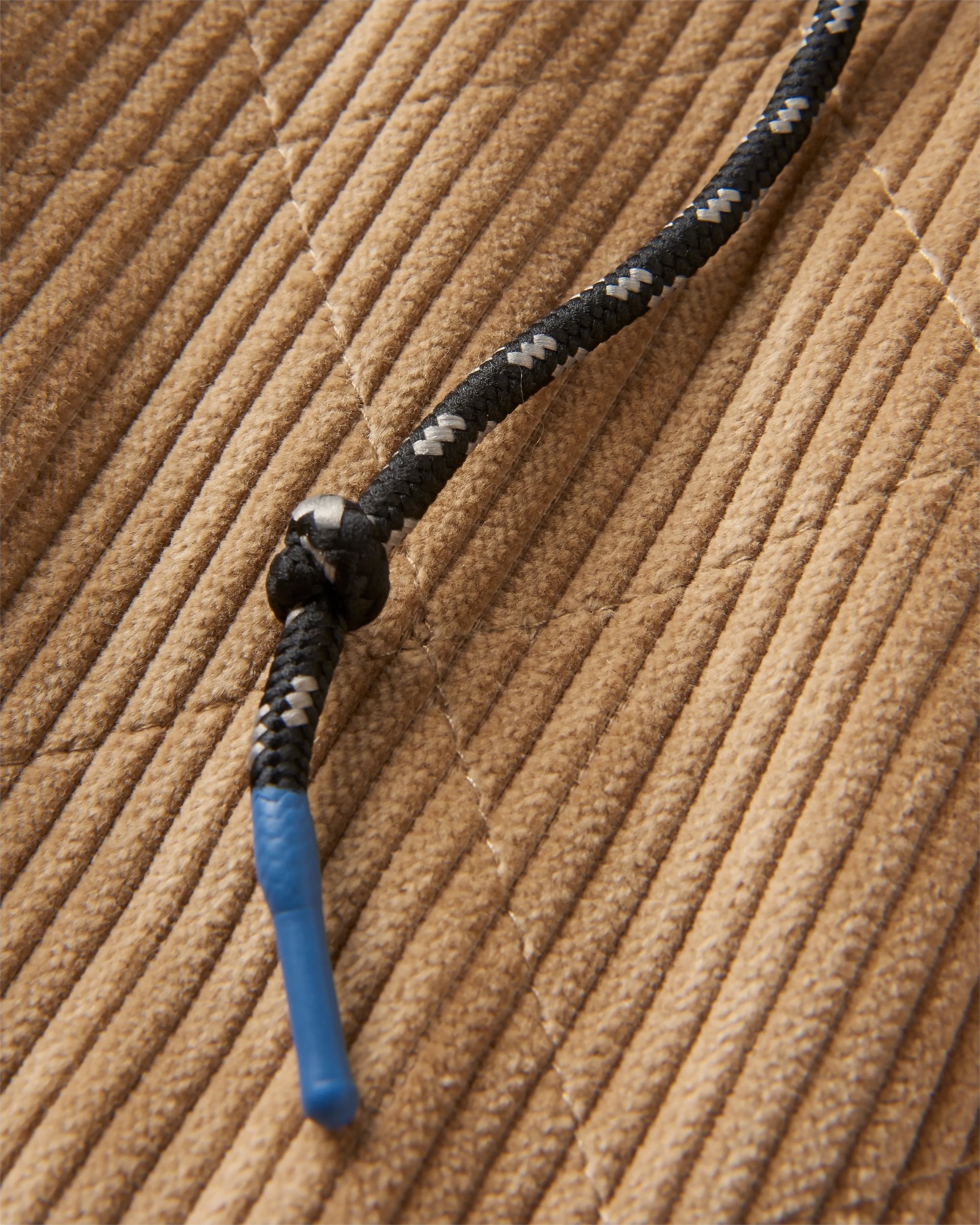 Awaken Recycled Deep-Pile Sherpa Fleece - Feather/Biscuit - Flatlay