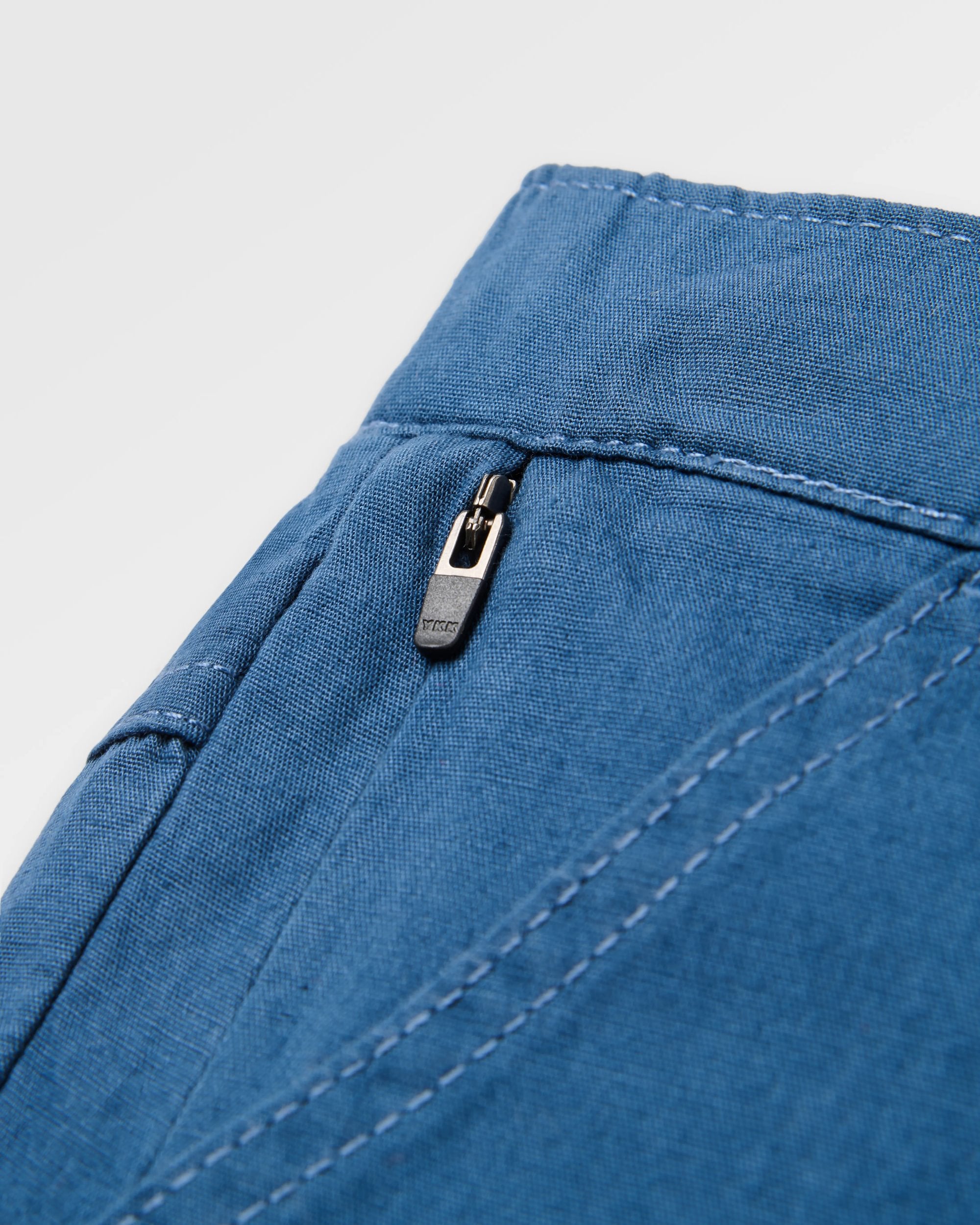 Lani Light Cotton Short - Dark Denim - Flatlay