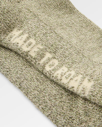 Thorne Heavyweight Sock - Stone - Flatlay