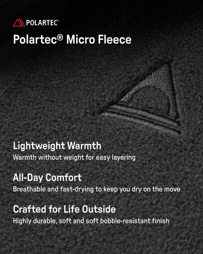 Alexander Hooded Polartec® Fleece - Black