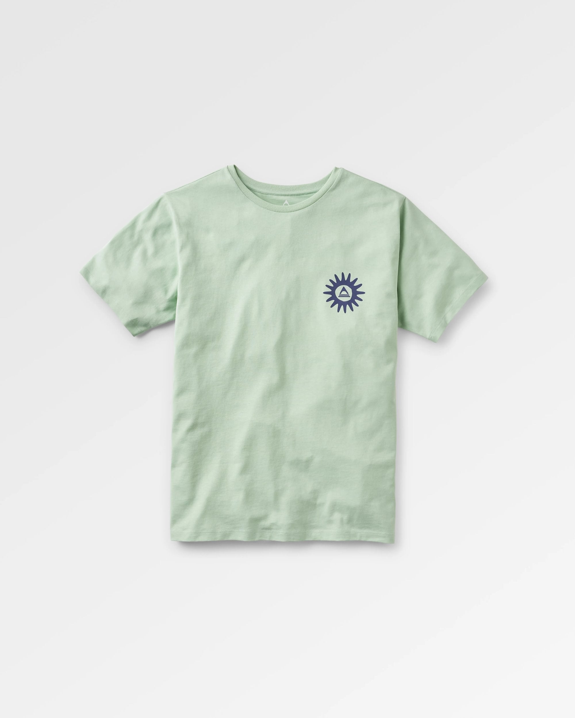 Easy Days Recycled Cotton T-Shirt - Spearmint - Flatlay
