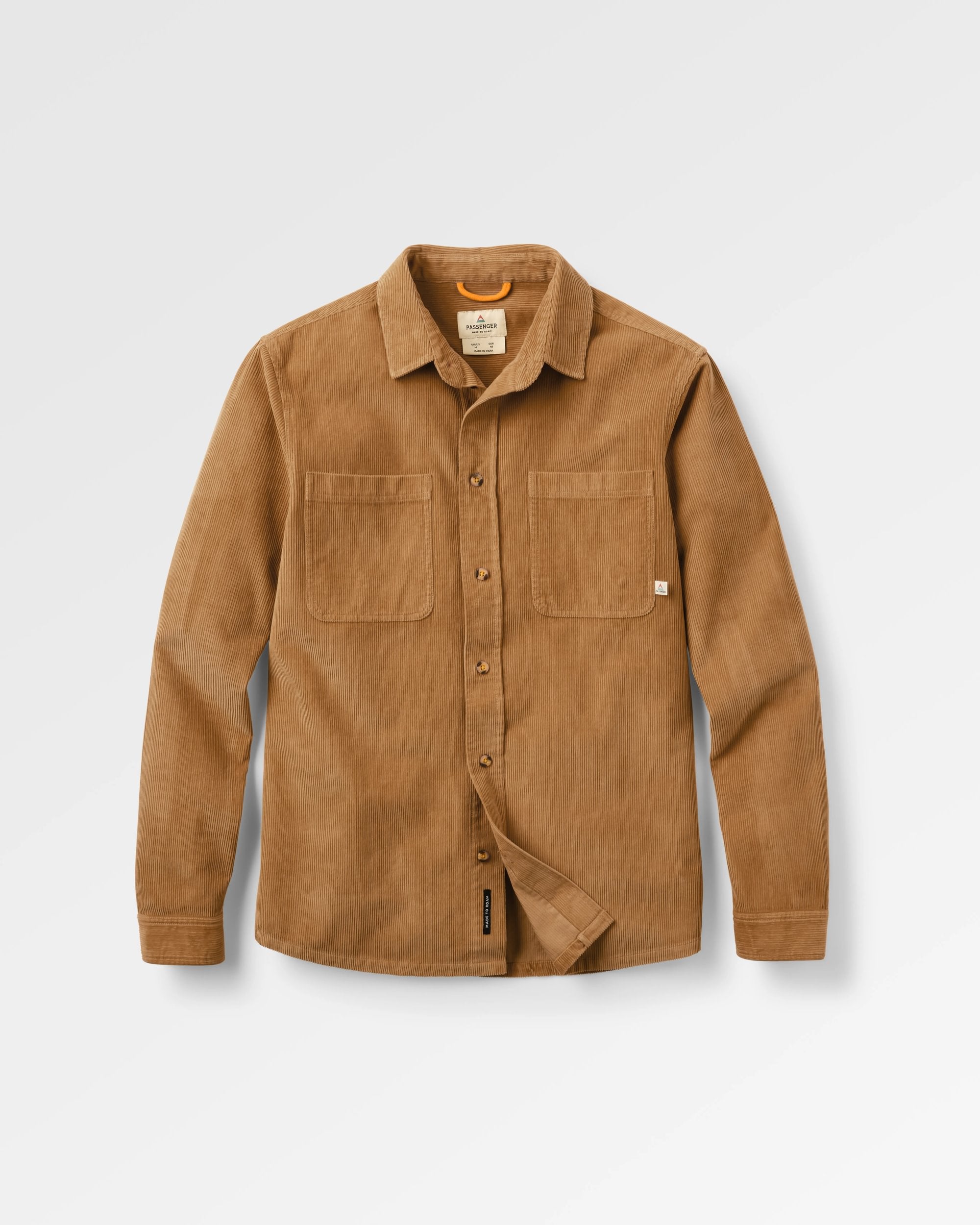 Backcountry Cord Shirt - Toffee - Flatlay