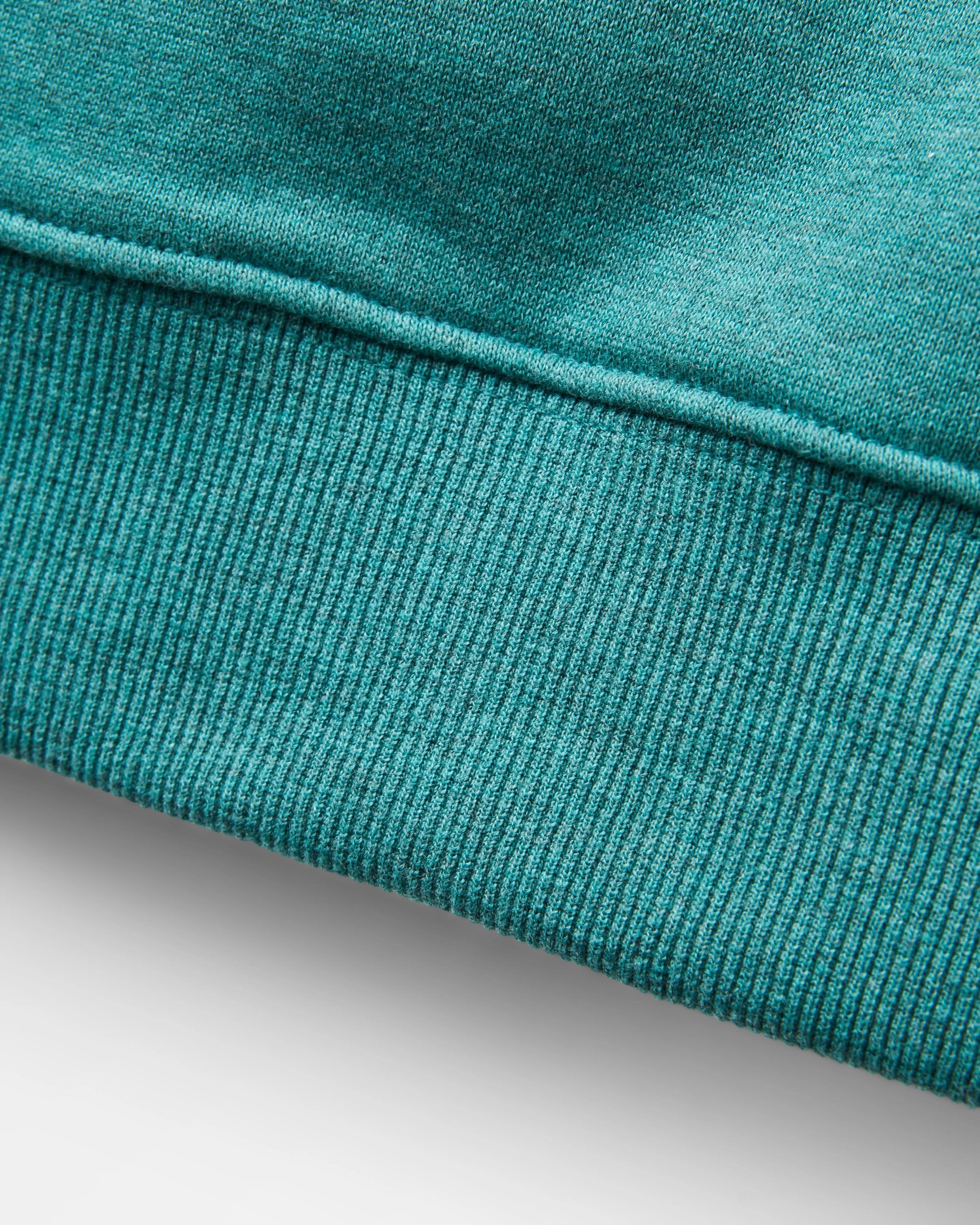 Vita Organic Cotton Sweatshirt - Ocean Teal Marl - Flatlay