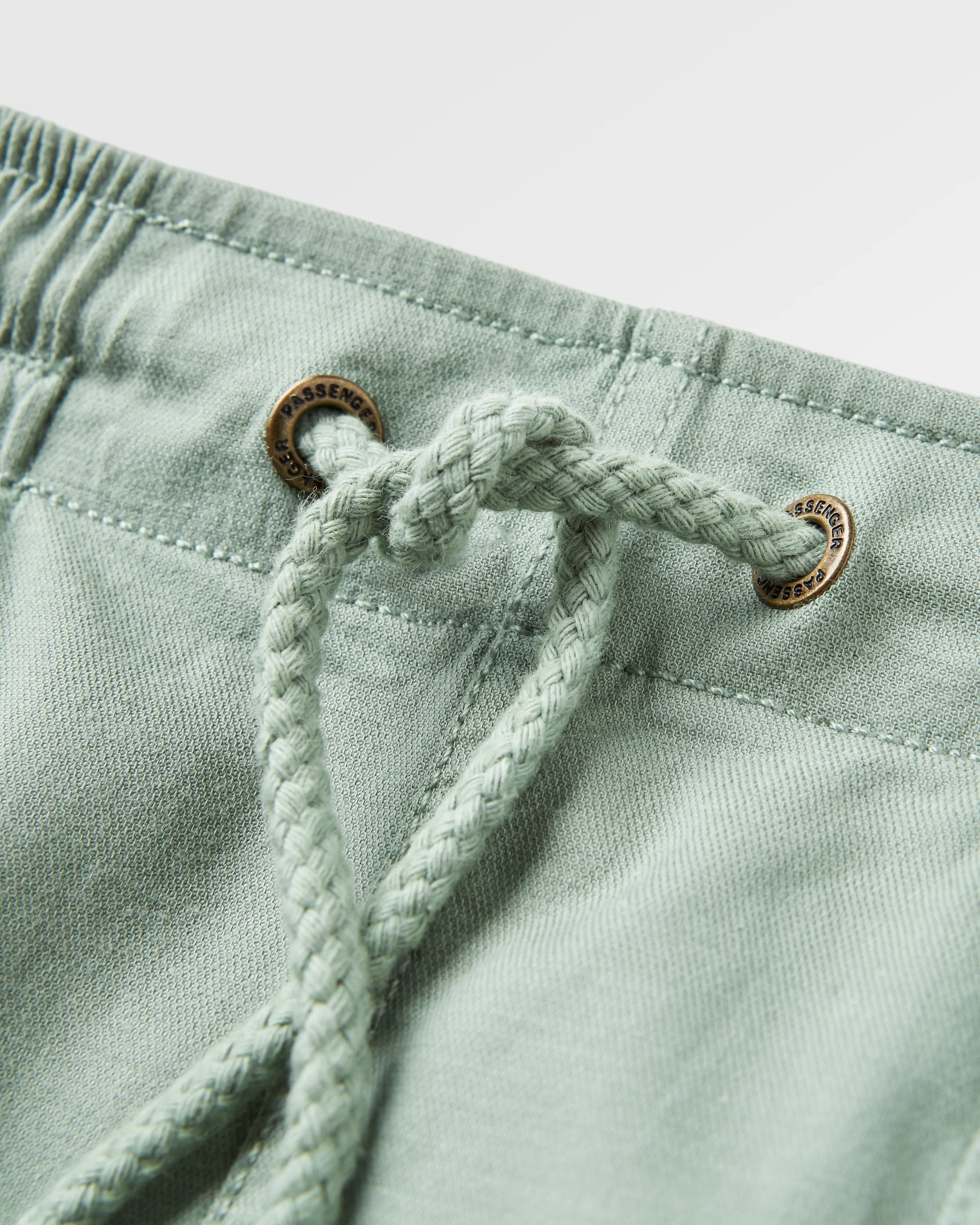 Basswood Organic Cotton Short - Pistachio - Flatlay