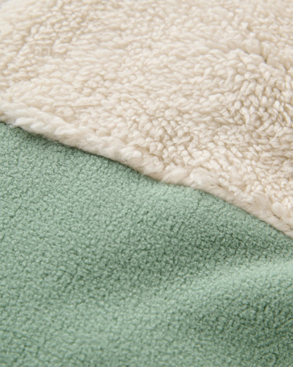 Nestling Polar-Lined Sherpa Fleece - Vintage White - Flatlay