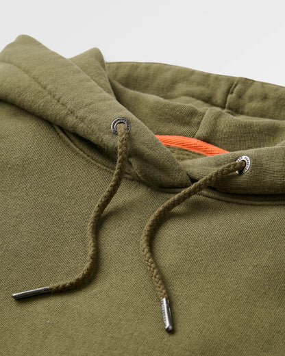 Lost On Purpose Relaxed Fit Hoodie - Khaki - Flatlay
