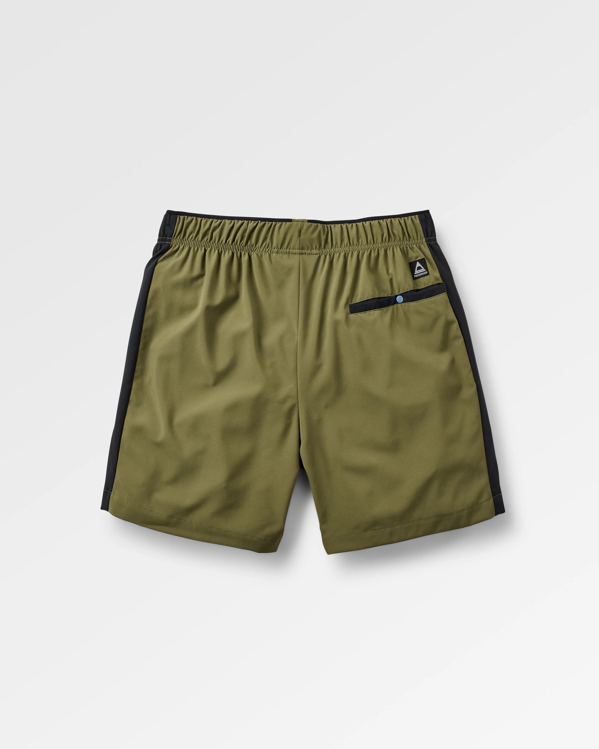 Swift Recycled Trail Short - Khaki - Flatlay