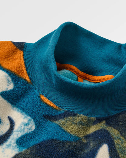 Bea Polar Fleece - Adventure Tidal Blue - Flatlay