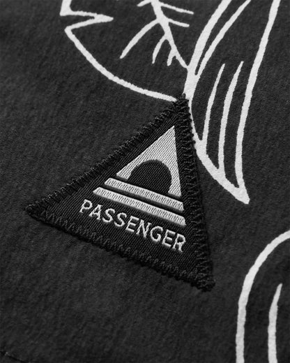 Cruiser Netplus® Recycled 21" Boardshort - Palm Faded Black - Flatlay