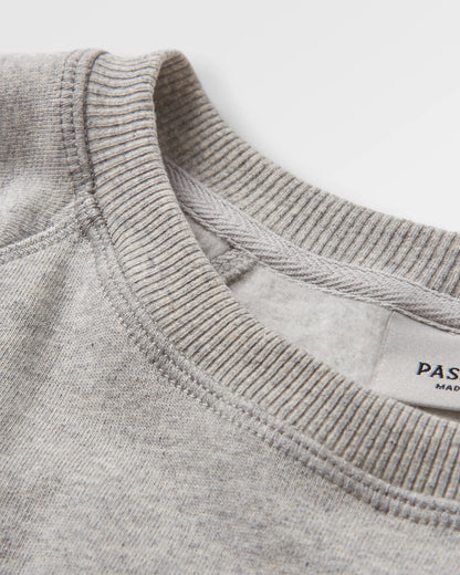 Breathe Recycled Cotton Sweatshirt - Mid Grey Marl