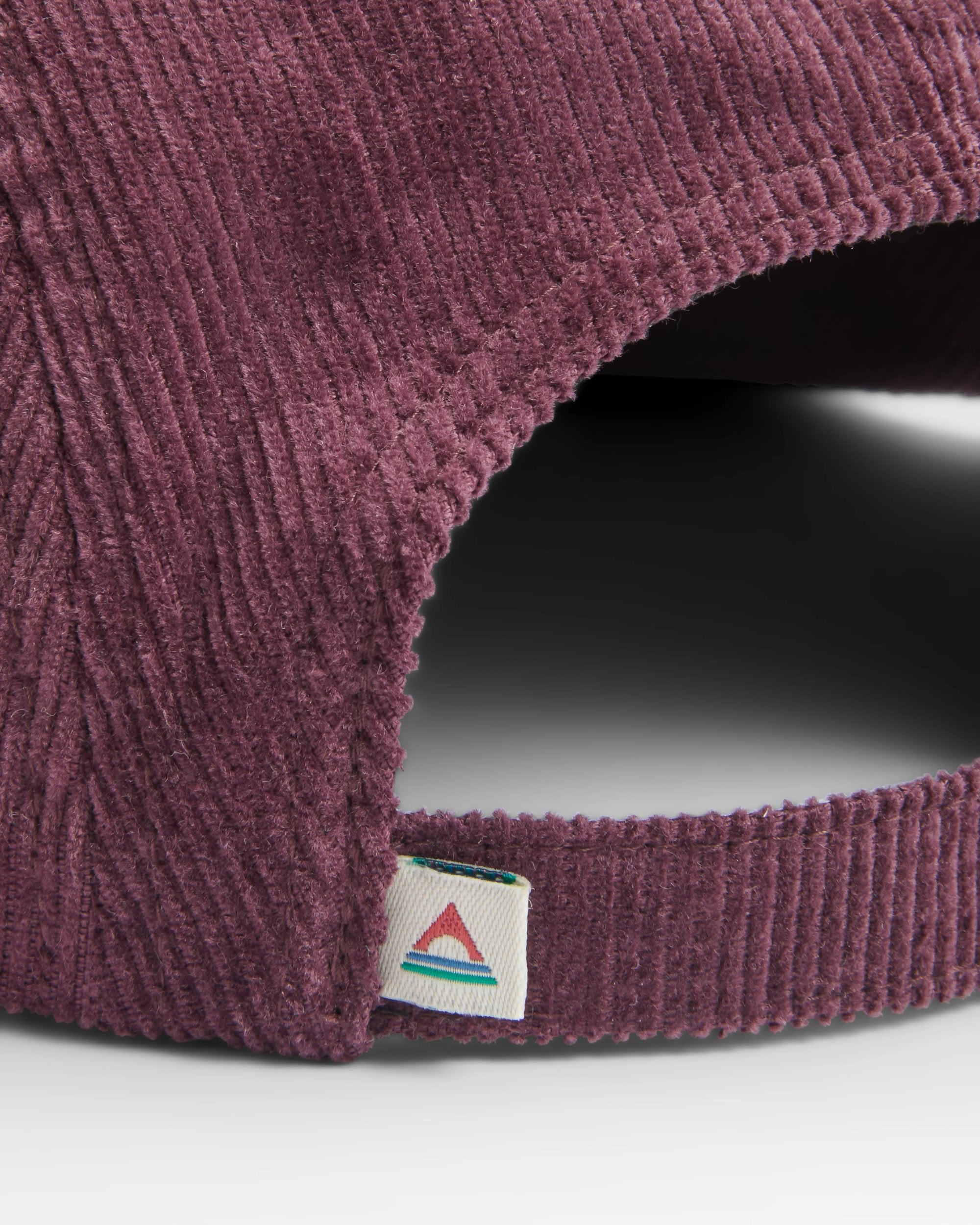 Fixie Cord 5 Panel Cap - Brambleberry - Flatlay