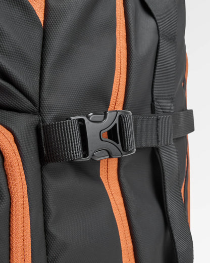 Atlas Recycled Backpack Duffel - Black - Flatlay